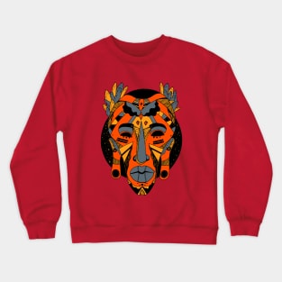 Orangrey African Mask 1 Crewneck Sweatshirt